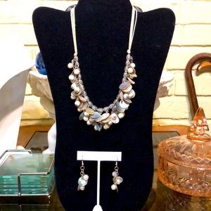 Park Lane Pearl & Shell Necklace Set